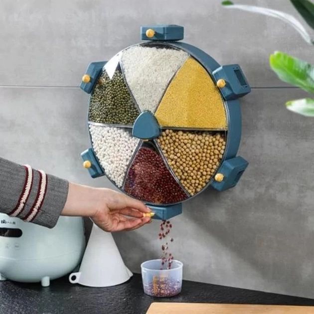 DISPENSADOR  DE GRANOS REDONDO